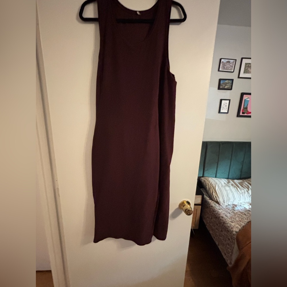 Fabletics Cloud Dress Deep Plum - Women